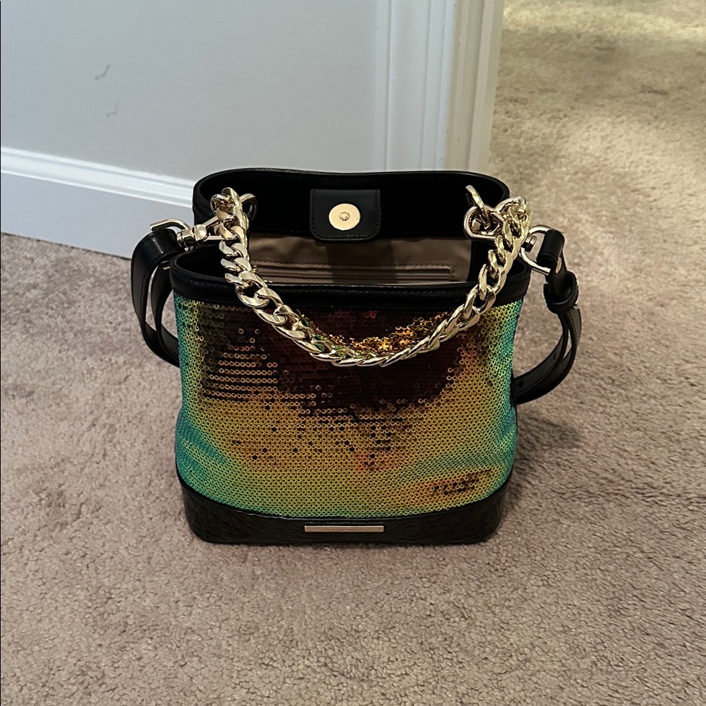 Brahmin Mod mini Amelia multi Shimerda bucket bag